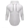 Herren Hoodies 2023 Produkt Fitness Langarm Hoodie Sport Freizeit Kordelzug Puffy Pullover Sweatshirt