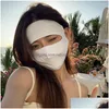 Bandanas Protection Face Mask UV Handing utomhus sommar Sunsn Scarf Silk Gini er Drop Delivery Fashion Accessories Hatts Scarves Handskar DHHKB