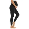 Экипировка для йоги NWT Брюки для беременных 27 дюймов, эластичные леггинсы полной длины с высокой талией, эластичные в 4 стороны, обтягивающие брюки супер качества 230921