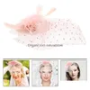 Bandanas Frauen Fascinator Fascinator Kopfbedeckung Haarschmuck Braut Mesh Hut Bankett Drop Lieferung Mode Hüte Schals Handschuhe Wraps Dhckw