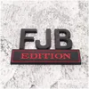 Feestdecoratie 1Pc Fjb Edition Autosticker Voor Vrachtwagen 3D Badge Emblem Decal Accessoires 8X5Cm Groothandel Drop Delivery Home Garden Fes Dhfps