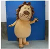 Halloween Cute Lion Mascot Costume Handmade Suits Party Dress Outfits Clothing Ad Promotion Carnival