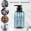 Liquid Soap Dispenser 300/500ML Soap Dispenser Bottle Shampoo Conditioner Body Soap Bottle Set Large Refillable Lotion Dispenser Bathroom Accessories 230921