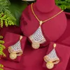 Ensembles de bijoux de mariage missvikki célèbre marque charmes faisant pour les femmes déclaration collier boucles d'oreilles accessoires 230921