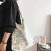 Sacs de soirée Casual Grande Capacité Sac à provisions écologique pour femmes Doux Mignon Fruit Imprimer Dames Épaule Tissu Doux Femme Aisselles Sac À Main