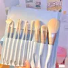 Makeup Brushes 10Portable Soft-Bristled Morandi Color Brush Set Novice Beginners Advanced Full of Tools 230922
