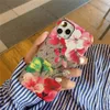 Capas de telefone com impressão de letras de flores para iPhone 15 14 13 12 11 Pro Xs Max Xr 8 7 Plus 7plus 8plus Capa de TPU rígida Samsung Galaxy S23 S22 S21 S20 S10 S9 S8 Note 20 Ultra 10 9