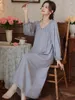 Women's Sleepwear Women Long Sleeve Victorian Nightgowns Night Dress Spring Cotton Ruffles Fairy Pajamas French Vintage Princess Loose
