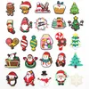 1st Croces For Kids Cartoon Christmas Tree Shoe Charms Rolig DIY CLOG SKO ACEESSESORIE FIT CROCES SANDALS DECORATE BUCKLE KID X-MAS GENTER