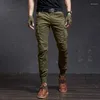 Männer Hosen 2023 Herbst Frühling Männer Casual Overalls Jogger Camouflage Sport Stilvolle Militärische Taktische Cargo Hosen 21Q1698