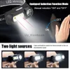 Head lamps Portable LED Headlamp XPE+COB Headlight IR Induction 18650 Light USB Rechargeable Waterproof Camping Torch Powerful Head Lamp HKD230922