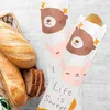 Plates 100 Pcs Bread Loaf Bags Long Homemade Biscuit Bakery Kraft Paper French Wrapping