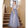 الملابس العرقية السباغيتي حزام خرافية صينية Qipao فستان شبكة Maxi مساء الحزب الخرز راينستون Cheongsam فساتين مأدبة رائعة