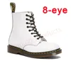 평평한 로퍼 신발 Doc Martens 여자 디자이너 부츠 Dr Martins 여자 비행기 플랫폼 OG 1460 Jadon Smooth Nappa 가죽 Martin 부츠 노란색 스티치 부츠 크기 45