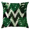 Pillow 15.7" Digital Printed Zipper Linen Throw With Core