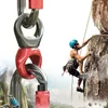CARABINERS 35KN Swing Swivel Rotational Device Hanging Hammock Tree-Swing Aluminium Alloy Outdoor Rock Climbing Mountaineering Equipment 230921