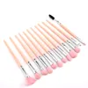 Makeup Brushes Tools 10 PCS Eyeshadow Rouge Liquid Foundation Cosmetic Professional Soft Synthetic Hair Brush Mini Kits 230922