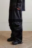 Męskie spodnie wielowarstwowe Kieszonkowe luźne profil swobodne High Street Hip Hop proste nogi mechaniczny styl narzędzi Wax Trend wosku