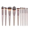 Makeup Brushes Narzędzia gorące szampana zestaw dla kobiet kosmetyczny podkład w proszku rumieniec cień do powiek kabuki mieszanie makijażu pędzla Beauty 230922