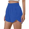 LU-764 Femmes Yoga Tenues lululemomly Courir avec Poche À Fermeture Éclair lululy Gym Dames Vêtements De Sport Décontractés Fiess Short de Survêtement