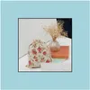 Jewelry Pouches Bags Rose Linen Gift 8X10Cm 9X12Cm 10X15Cm Pack Of 50 Birthday Party Makeup Dstring Pouch Drop Delivery Events Accesso Dhqx7