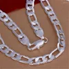 Kedjor 925 Sterling Silver Exquisite Nobility Luxury Gorgeous Charm Fashion 12mm Men's Chain Model Temperament Halsband