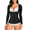 Arm Shaper Women Corset Kontrola brzucha długie rękawy Shapewear Górny post Siedniej