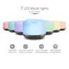 1pc 500ml Diffuseur d'huiles essentielles de qualité supérieure 7 couleurs Lampe de nuit à lumière LED 5 en 1 Aromathérapie ultrasonique Humidificateur d'huile parfumée Minuterie de vaporisateur et arrêt automatique