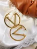 Letter Necklace Woman Necklace Luxury designer earrings Fashion gold hoop earrings lady Women Party earring Wedding Lovers gift Jewelry Accessories