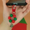 Porte-clés de noël pour femmes et hommes, breloques d'arbre, flocon de neige, père noël, bonhomme de neige, pendentifs, ornements de téléphone portable