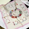Women Summer Summer Devisher Silk Diving Accfs Luxury Flower Flower Classic Print Letter مقرض شال