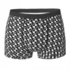 Onderbroek Checker Two Tone Ondergoed Zwart Wit Retro Mod Afdrukken Trunk Hoge kwaliteit Heren Leuke Shorts Slips Cadeau Idee