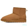 Laarzen Winter Trend Heren Sneeuw Dames Mode Casual Bont Katoen Warm Comfortabel Lichtgewicht Koppels Platform Enkel