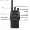 Walkie talkie 2st/par USB-laddare walkie talkie baofeng bf-888h uhf 400-470mhz 16ch vox bärbar tvåvägs radio BF-888H HKD230922