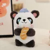 Schlüsselanhänger Plüsch Panda Nette Puppe Schlüsselanhänger Kreative Autoschlüssel Zubehör Paar Für Tasche Kawaii Schlüsselbund Großhandel