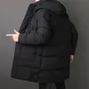 Męskie kurtki męskie długie parka zima ciepła zagęszczona moda z kapturem Plussize Casual Płaszcz Streetwear Parka dla kobiet 8xl 230922