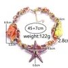 Chokers ZA Fashion Starfish Shell Charm Statement Choker Necklace Women Jewelry Boho Indian Vintage Large Collar Necklaces 230921