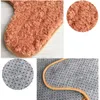 Bath Mats Soft Lamb Plush Bathroom Mat 2 pcs/set Toilet Mat 4 Solid Colors Bathroom Rug Household Toilet Feet Pad Super Soft Bath Mat 230922