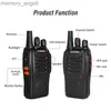 Walkie Talkie 2 unidades / pacote Baofeng BF-888S de alta potência 5W 400-470MHz 16 canais Walkie Talkie Dual Band rádio bidirecional de longa distância HKD230922