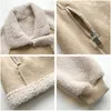 Womens Fur Faux Women Winter Suede Jackets Coat Thicken Warm Lambs Wool Teddy Coats Ladies Loose Outwear Tops Woman Jacket Plush 230922