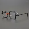 Montature per occhiali da sole Occhiali da vista quadrati personalizzati fatti a mano di alta qualità Montatura per occhiali da vista da uomo Occhiali da vista Miopia Lettura da donna Prescrizione
