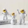 Dekorative Objekte Figuren 3 Stücke Kreative Harz Astronaut Ornament Figur Statue Spaceman Desktop Dekor Modellierung Kinder Geschenk Home Dekoration 230922