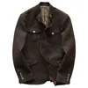 Mélange de laine masculine Mélange de chasse à la laine en tweed rétro européen et américain Veste hommes manteau multibag stand collier de l'automne décontracté masculin hiver 230921