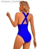 Dames Zwemkleding 2022 Dames Zwemkleding Dames Mesh Splitsing Bikini-outfits Sexy mouwloze jumpsuits Eendelig badpak Luxe strandkleding L230922