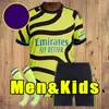 Men Kids Full Kit 23 24 G. Jesus piłka nożna Arsen Strzelcy Whiteout przemoc White Thomas Pepe Saka Tierney Smith 2023 2024 Bramkarz Child Men Concept Concept