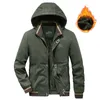 Mens Down Parkas Winter Casual Loose Hooded Men mode tvättad bomull plus fleece kläder utomhus hålla varm vindtät jacka topp 230922