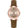 MCYKCY BRAND LEISURE Style moda Women Watch Good Selling Gold Case Kwarc Ruch Panie zegarki skórzane zegarek