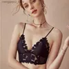 Bras Sets French Sexy Lace Bra Set Womens Triangle Cup Ultra-thin Leopard Underwear and Panties Set Black Mesh Flowers Embroidery Lingerie Q230922