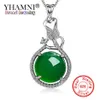 Yhamni Fashion Real 925 Sterling Srebrna biżuteria Naturalna Krzyż