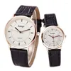 Wristwatches Korean Belt Fashion Watches Quartz Watch For Men And Students Ladies Couple Casual